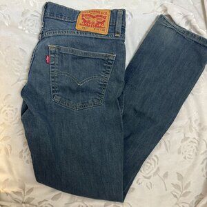 Levis 511 Slim Fit Mens Jeans W32 L32 Dark Wash Denim